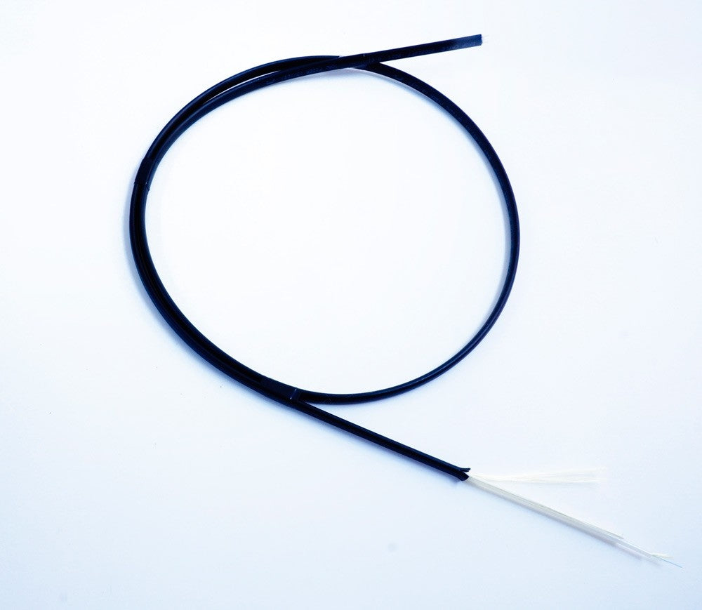 1 Fiber SM SMF28 Ultra Dry Flat Drop Cable, Polyethylene Black Jacket (per meter)
