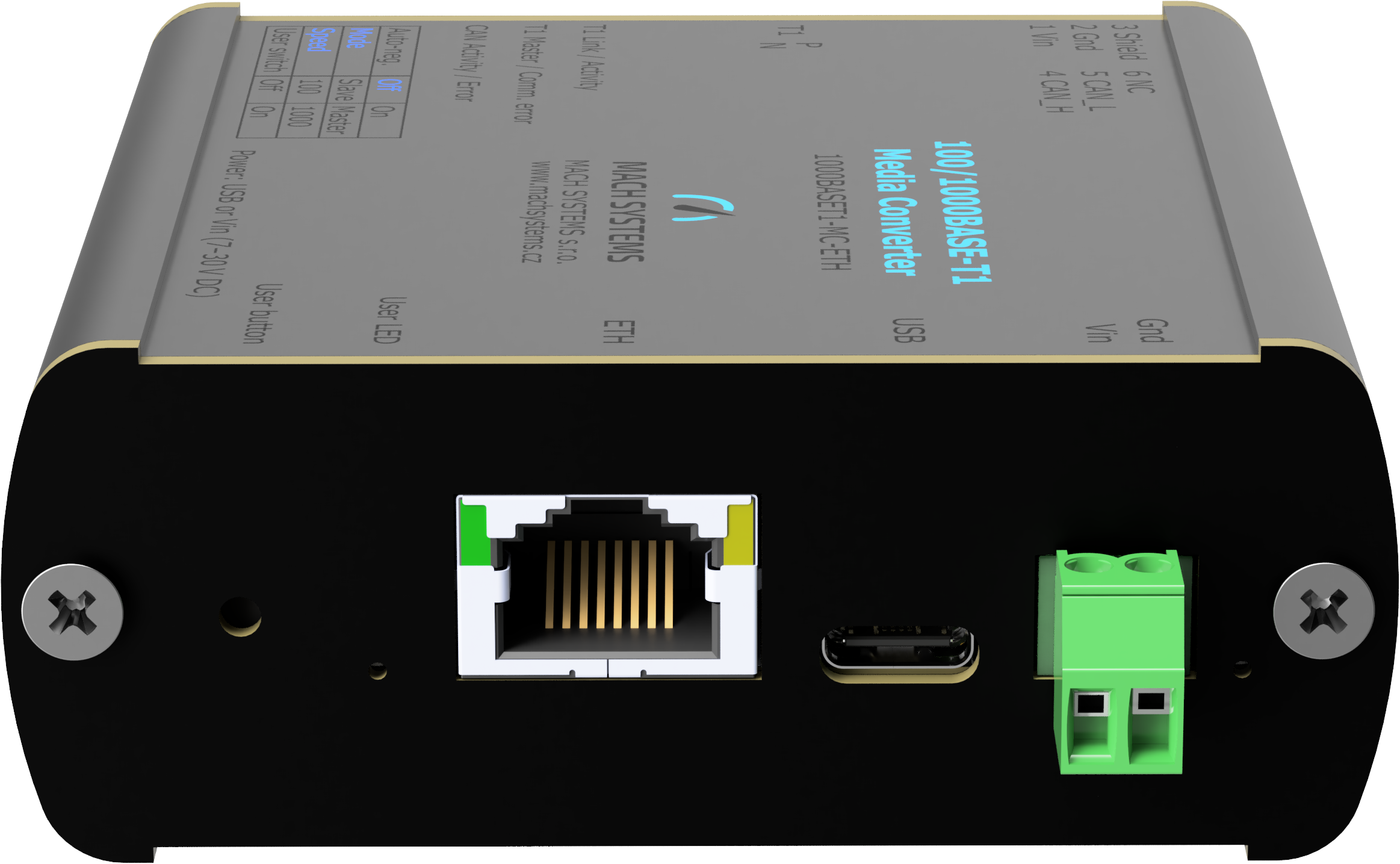 100/1000BASE-T1 Media Converter (Rosenberger H-MTD)