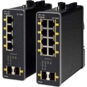 Cisco IE-1000-4P2S-LM Industrial Ethernet Switch with PoE+ and Dual SFP Uplinks
