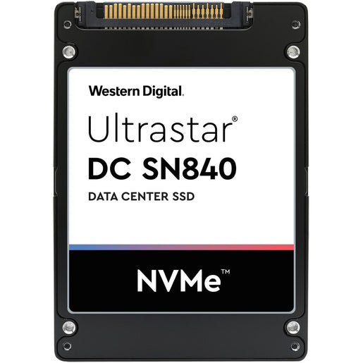 Western Digital Ultrastar DC SN840 WUS4BA1A1DSP3X1 0TS1881 15.36TB 1 DWPD PCIe Gen 3.1 x4 4GB/s 3D TLC U.2 NVMe SE 2.5in SSD