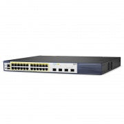 S3410-24TS-P, 24-Port Gigabit Ethernet L2+ PoE+ Switch, 24 x PoE+ Ports @740W, with 2 x 10Gb SFP+ Uplinks and 2 x Combo SFP Ports, PicOS®, Support MLAG, Broadcom Chip