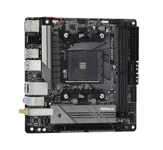 ASRock A520M-ITX/ac AM4 AMD A520M 64GB 3rd Gen‎‎ Mini ITX Motherboard