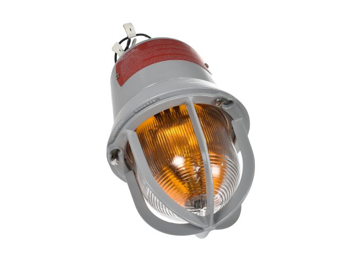 Edwards Signaling 116DEXMRINHA-GW Explosion-Proof Amber Beacon for Hazardous Locations