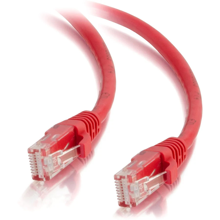 C2G-7ft Cat5e Snagless Unshielded (UTP) Network Patch Cable - Red
