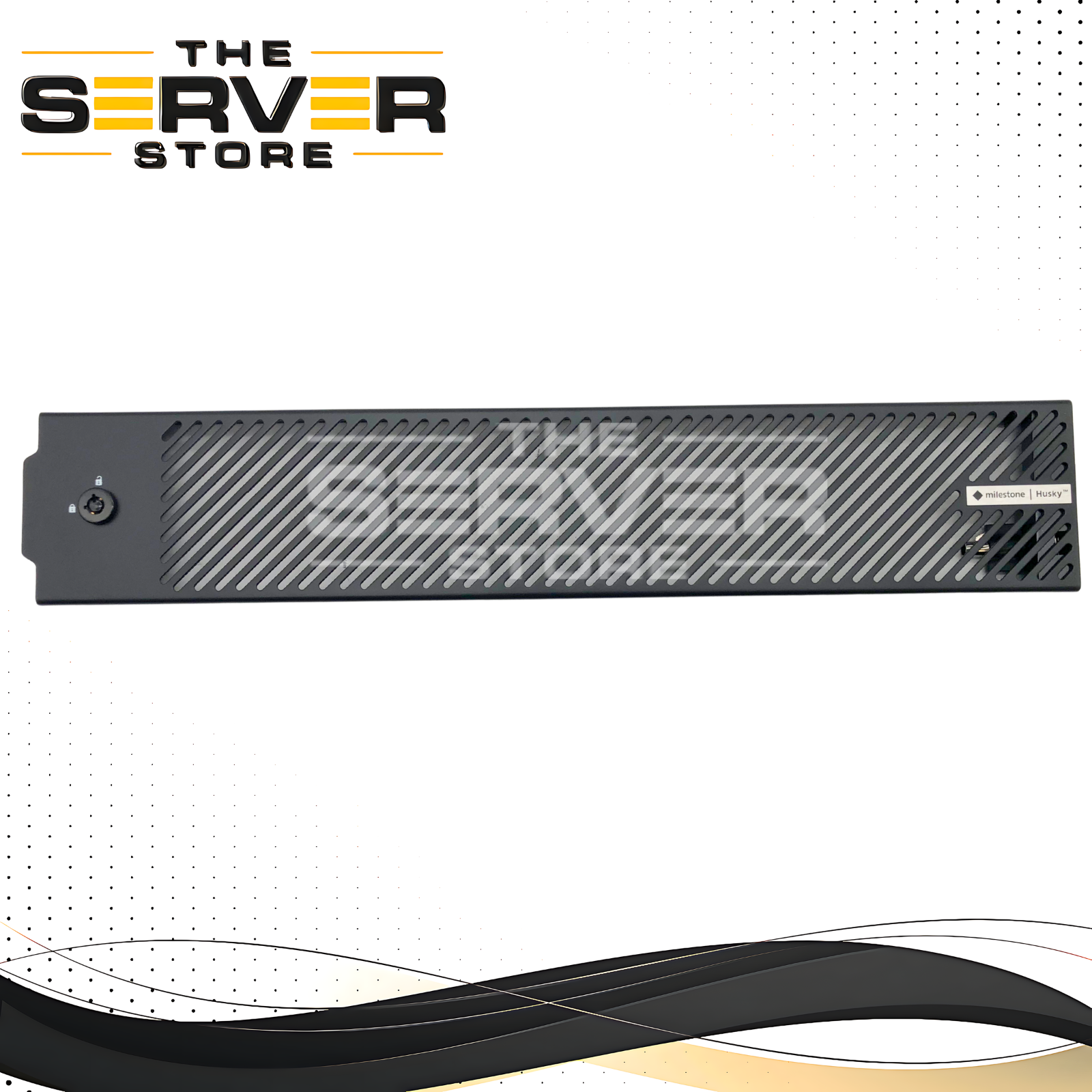 Milestone Husky Front Bezel with Key for Husky IVO 1800R Rack-Mountable NVR Server. P/N: 0FK4P1, FK4P1.