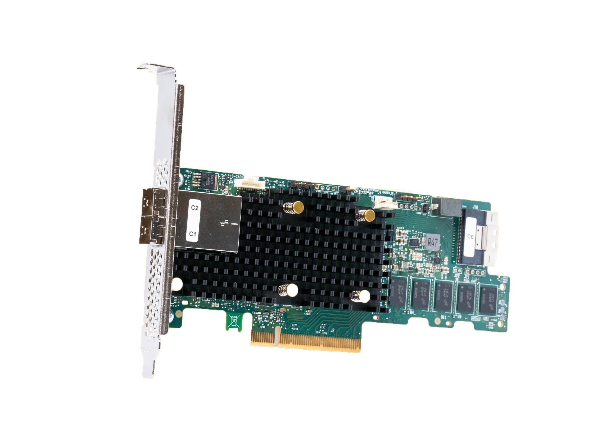 LSI SAS, SATA, NVMe Raid Controller 9580-8i8e PCIe Gen 4.0 x8 16GB/s Full Height Refurbished