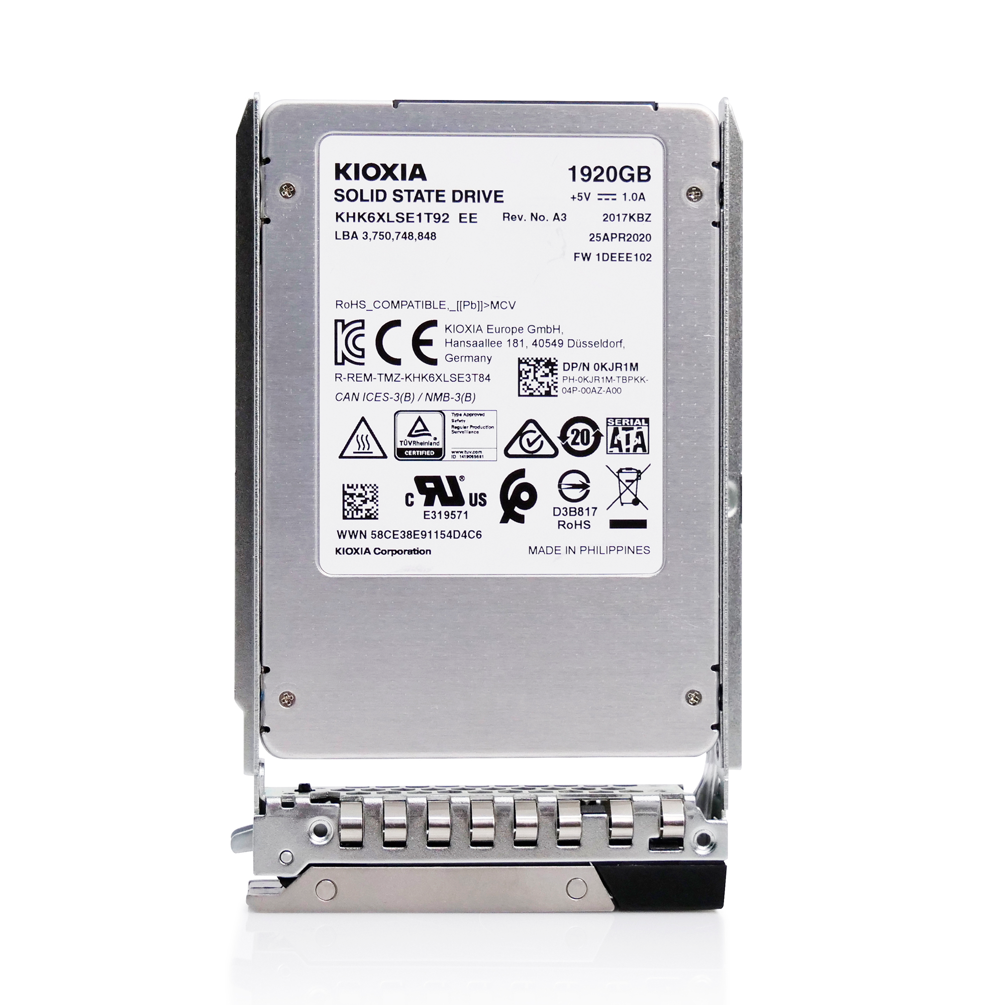 Dell G14 1TG85 1.92TB 0.6 DWPD SATA 6Gb/s 3D TLC 2.5in Refurbished SSD