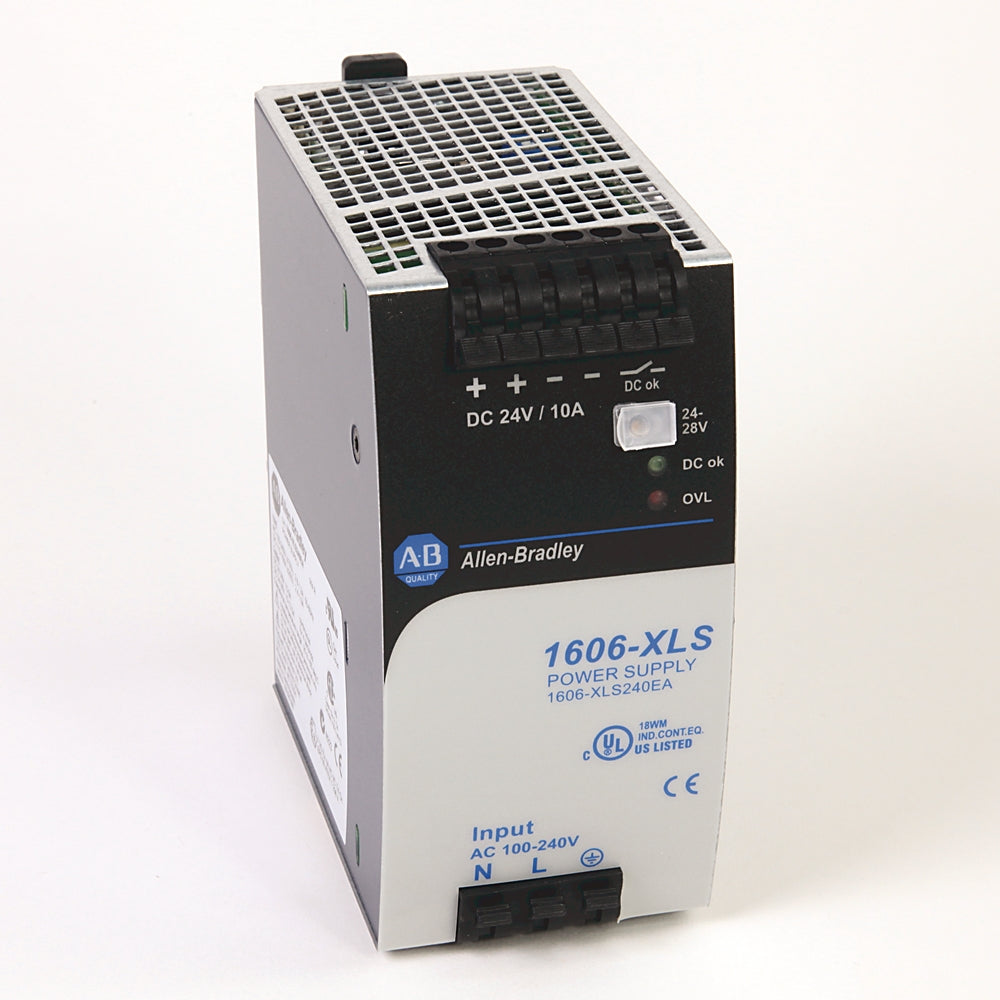 1606-XLS240EA | Allen-Bradley AC/DC Input 12 to 15 VDC Output 54 watt Power Supply