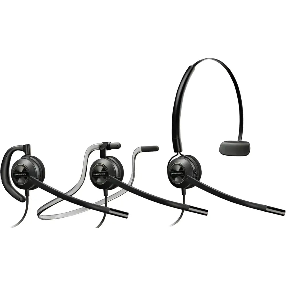 Plantronics EncorePro HW540 Wideband 3-in-1 Convertible Noise-Canceling Monaural Headset 88828-01 - New