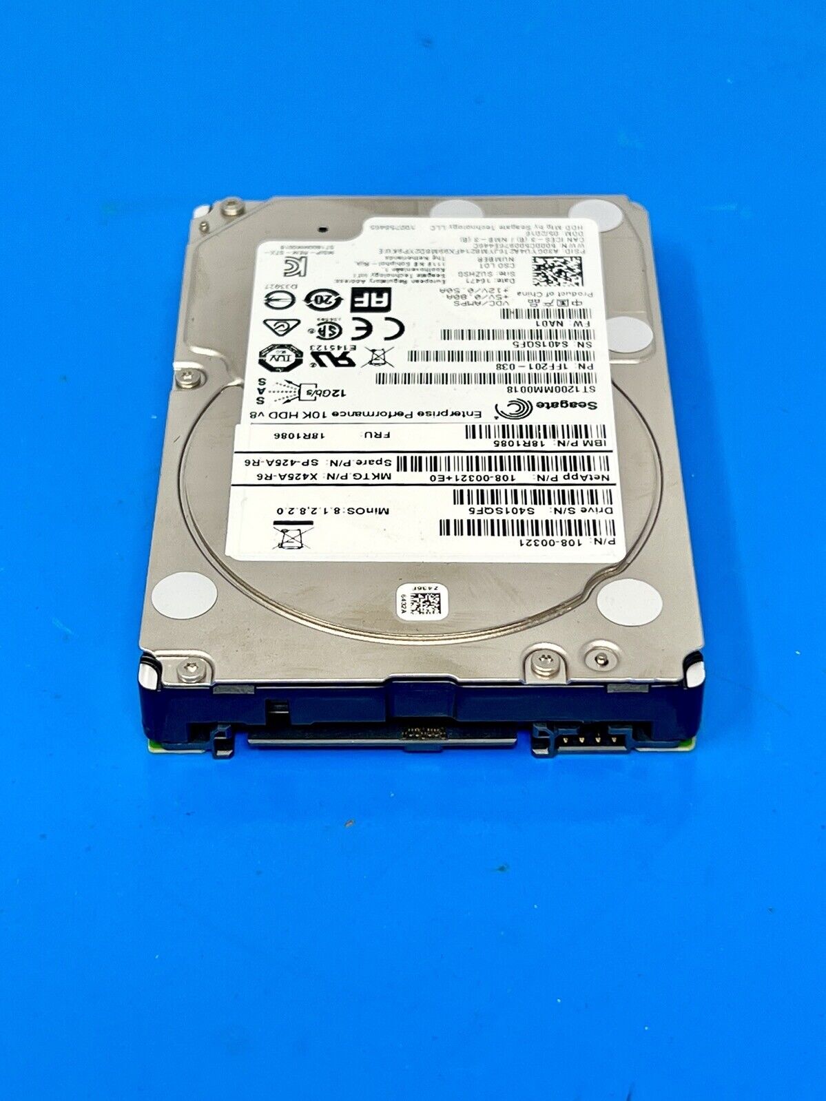 1FF200-039 - Enterprise Performance 10K.8 1.2TB 10000RPM SAS 12Gb/s 128MB Cache (512n) 2.5-inch Hard Drive