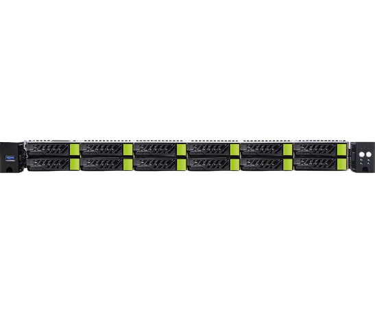 ASRock 1U12E-GENOA/2L2T 12-Bay SFF NVMe 1U Server