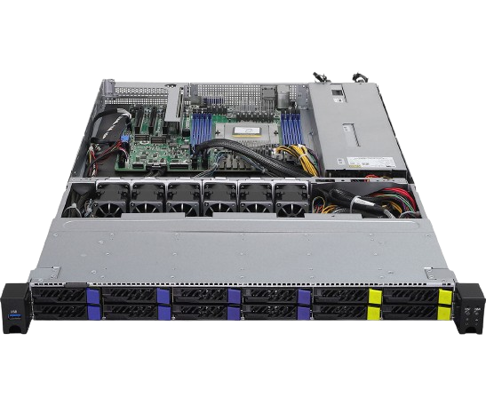 ASRock 1U8S4E-GENOA/2T 8-Bay SFF SATA + 4-Bay SFF NVMe  1U Server