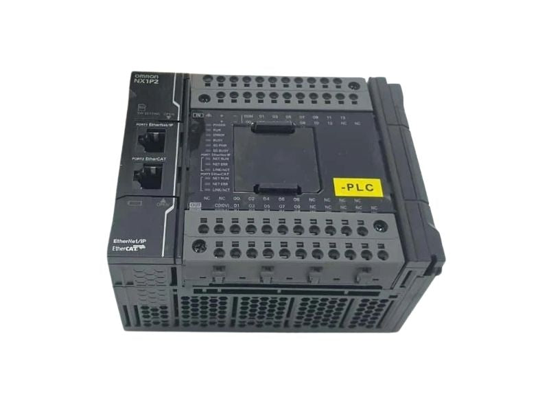 Omron NX1P2-9024DT Compact PLC Controller with 24 Built-In Digital I/O and EtherCAT