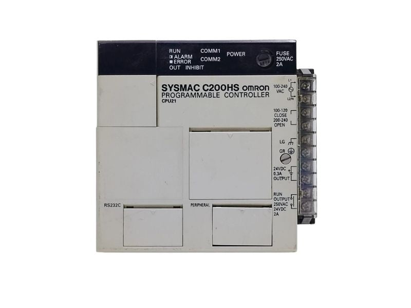 Omron C200H-CPU21 SYSMAC PLC CPU Module with 8KB Memory and Built-In Power Supply