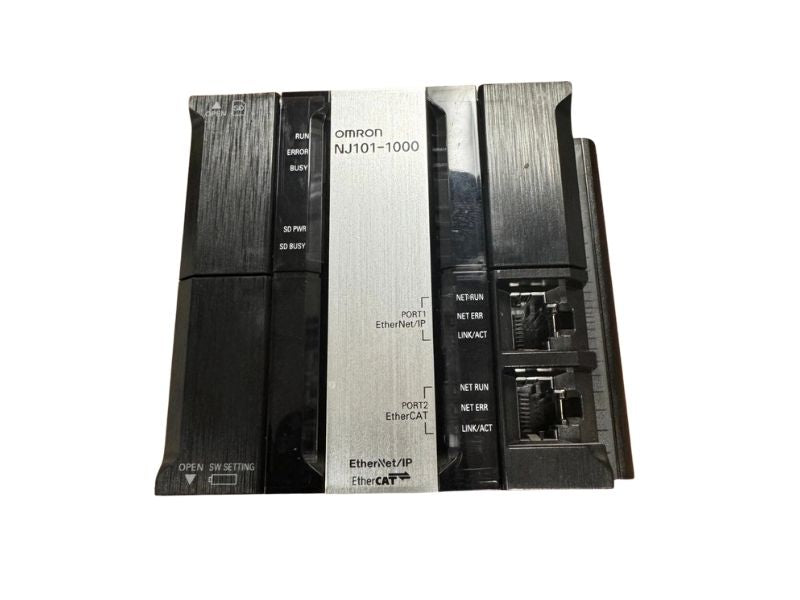 Omron NJ101-1000 PLC Controller 2 Axis Motion EtherCAT EtherNet/IP NJ Series CPU Unit