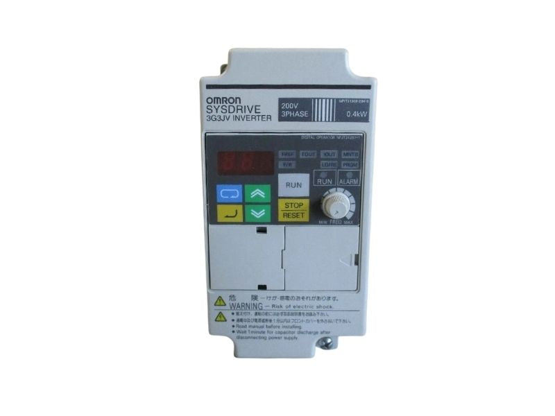 Omron 3G3JV-A2004 VFD 3/4HP 230VAC 3 Phase Inverter Drive