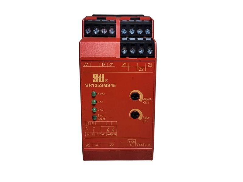 Omron 44510-1271 Safety Relay 24VDC DIN Rail SPST NO NC Industrial