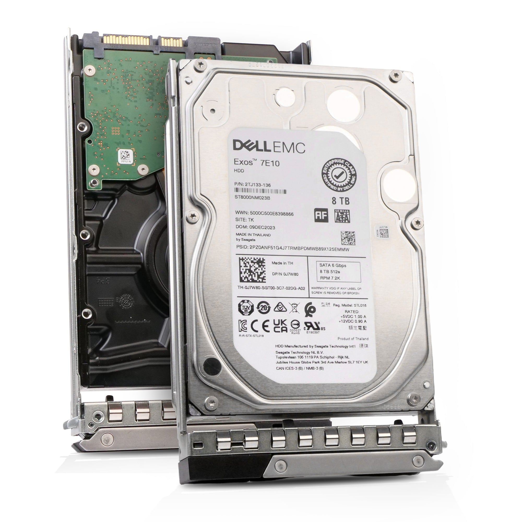 Dell G14 400-BRDB 8TB 7.2K RPM SATA 6Gb/s 512e 256MB 3.5in HDD