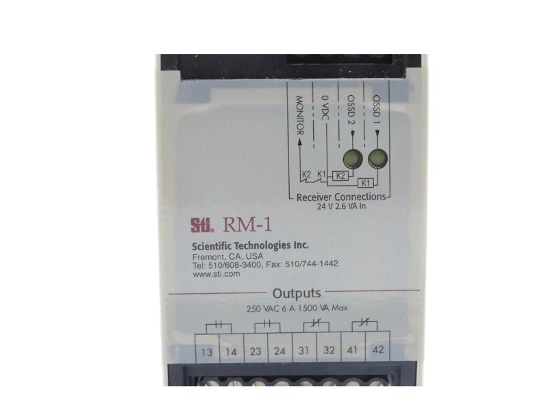 Omron RM-1 Safety Relay Module 24VDC DIN Rail 2NO 2NC Outputs