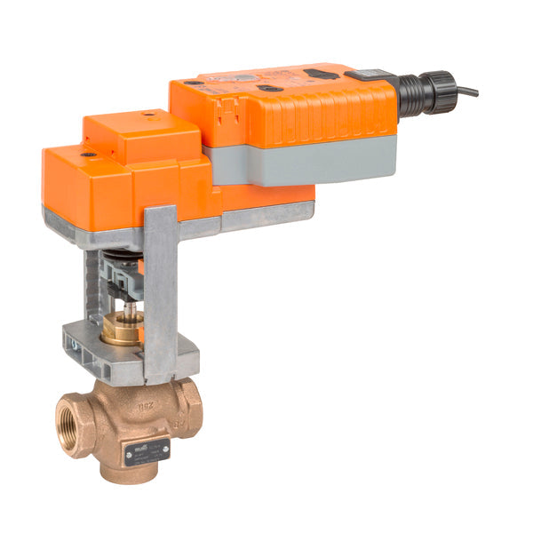 G240B-N+LVKB24-SR | Belimo 1.5 Inch Two Way Globe Control Valve With Electronic Fail Safe Actuator