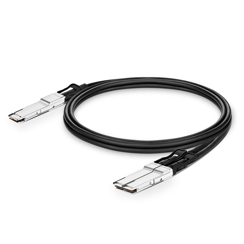 NSComm 200G PAM4 QSFP56 to 2x100G QSFP56 Direct Attach PVC Copper Cable, up to 3m