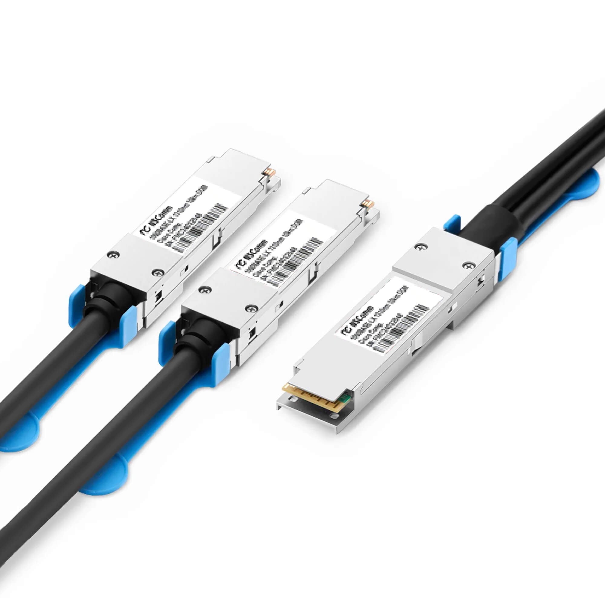 NSComm NVIDIA/Mellanox Compatible 200G QSFP56 to 2 x 100G QSFP56 InfiniBand HDR Active Direct Attach Copper Breakout Cable up to 7m(23ft)