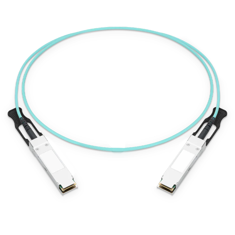 NSComm 200G QSFP56 to QSFP56 Active Optical Cable, OM3 Multimode, up to 30m