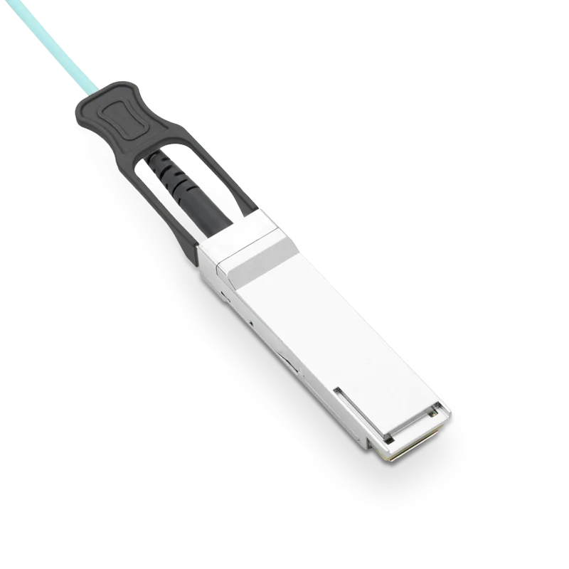 NSComm 200G QSFP56 to QSFP56 Active Optical Cable, OM3 Multimode, up to 30m