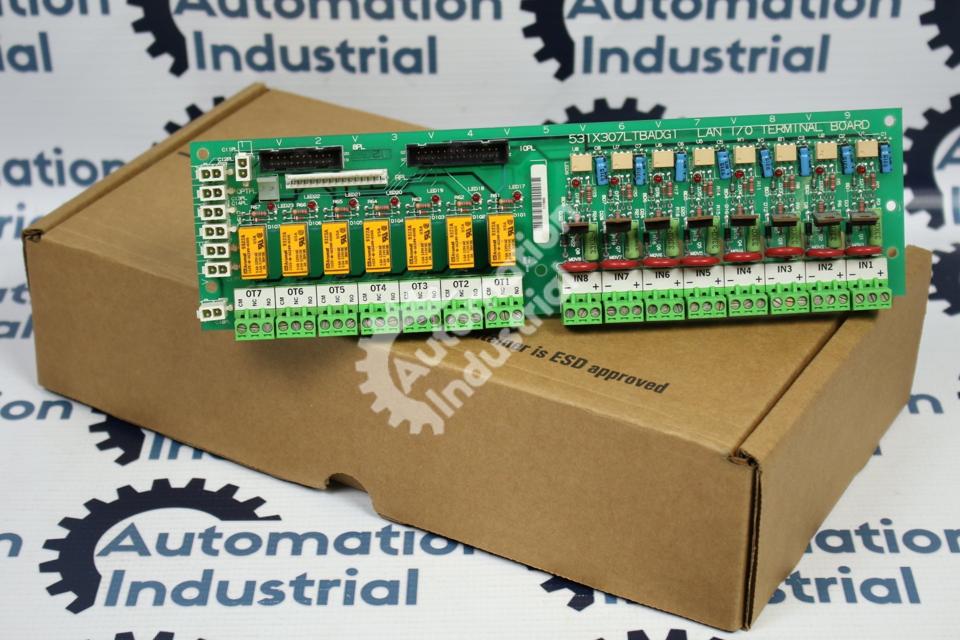GE General Electric 531X307LTBADG1 F31X307LTBA LAN I/O Terminal Board