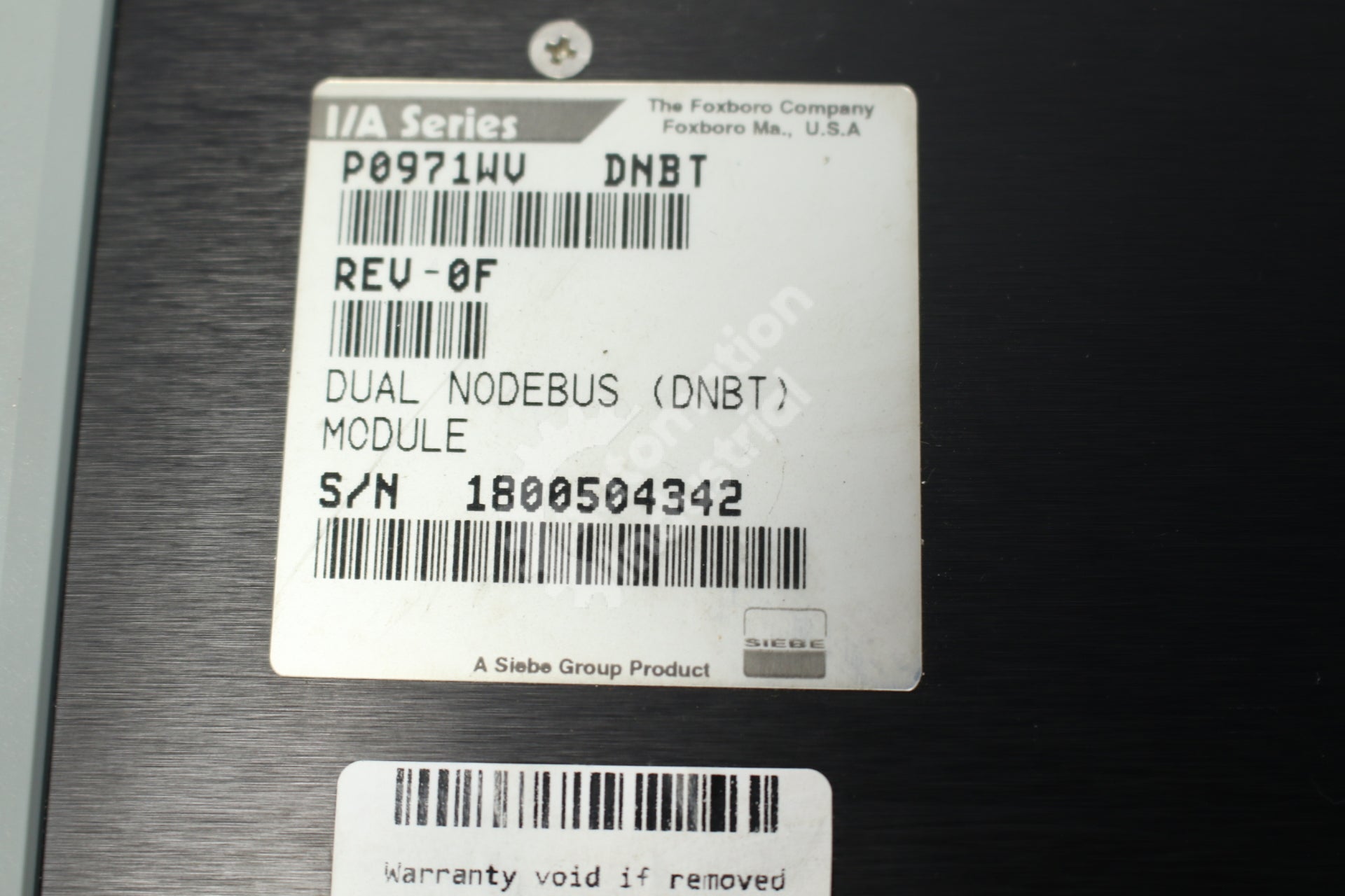 Foxboro P0971WV Dual Nodebus Module