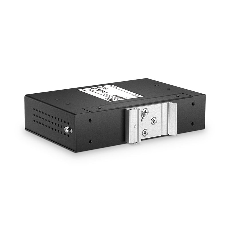 4-Ports 10/100/1000M Gigabit PoE+ Extender, 1x 802.3bt PoE++ Input to 4x 802.3af/at Output, Din-Rail, Industrial Standard