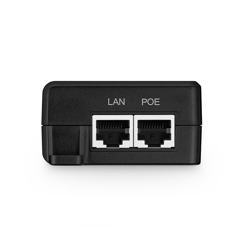 Single Port 10/100/1000M Gigabit PoE Injector, PoE Port @ 30W
