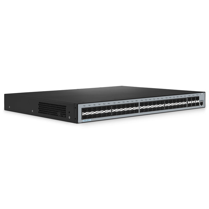 FS-S5500-48F6S, 48-Port Gigabit Ethernet L3 Switch, 48 x 1G SFP, with 6 x 10Gb SFP+ Uplinks, Support Stacking