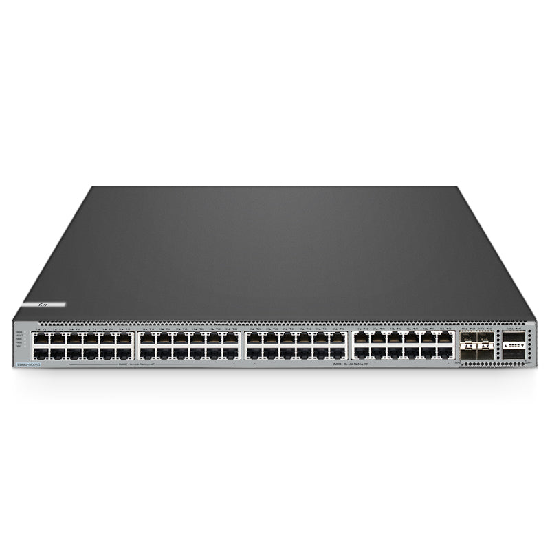 FS-S5860-48XMG, 48-Port Ethernet L3 Switch, 48 x 10GBASE-T/Multi-Gigabit Ports, 4 x 25Gb SFP28, with 2 x 40Gb QSFP+ Uplinks, Support Stacking, Broadcom Chip