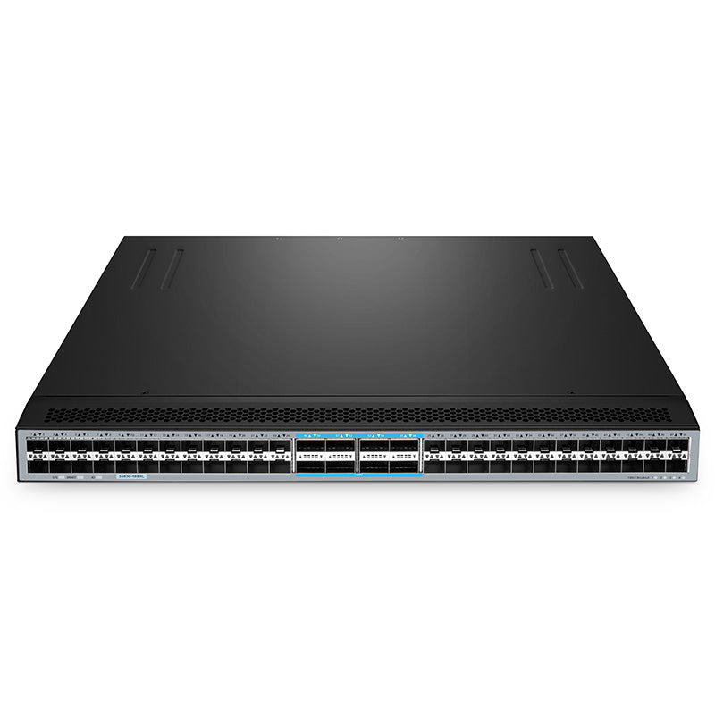 FS-S5850-48B8C, 48-Port Ethernet L3 Switch, 48 x 25Gb SFP28, with 8 x 100Gb QSFP28, Support MPLS&MLAG