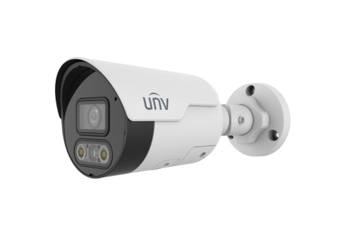 Uniview IPC2122SR-ADF28KMC-DL-H 2MP Dual Light Fixed Bullet, 2.8mm, Built-in Mic & Speaker