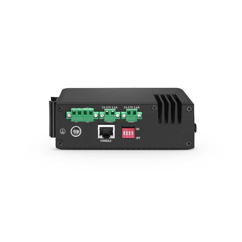 IES3220-8T4F-U, 8-Port Gigabit Ethernet L2+ Managed Industrial PoE++ Switch, 8 x PoE++ Ports@360W, with 4 x 1Gb SFP, -40 to 75°C Operating Temperature