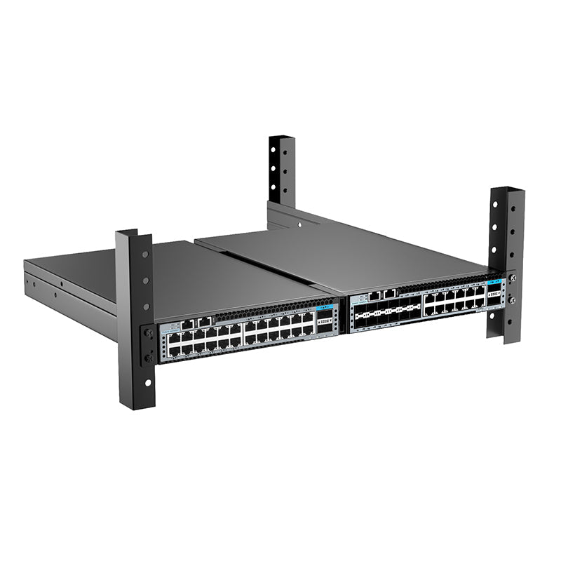 FS-S5850C-24XMG2C, 24-Port Gigabit Ethernet L3 Half-width Switch, 24 x 10GBase-T/Multi-Gigabit, with 2 x 100Gb QSFP28 Uplinks, AV over IP, Support MLAG