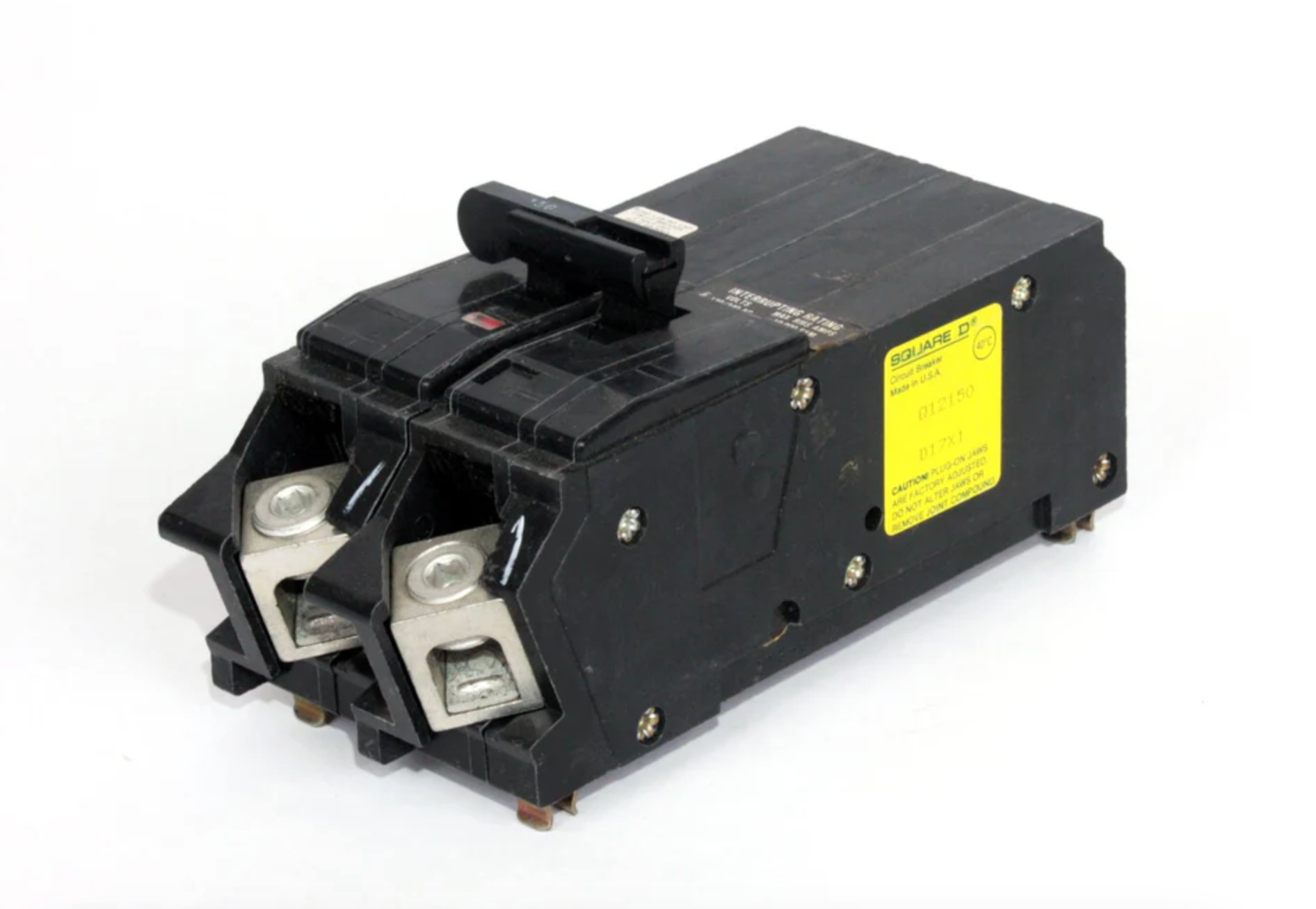 Q12150 | Square D 150A 2-Pole Plug-On Molded Case Circuit Breaker for 240V Systems