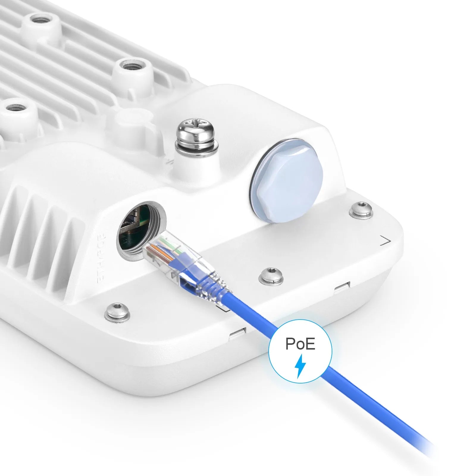 FS-AP-T566, Wi-Fi 6 802.11ax 1800 Mbps Outdoor Access Point, Seamless Roaming & 2 x 2 MU-MIMO Dual Radios, PicOS®, Manageable via AmpCon-Campus (Without PoE Injector）