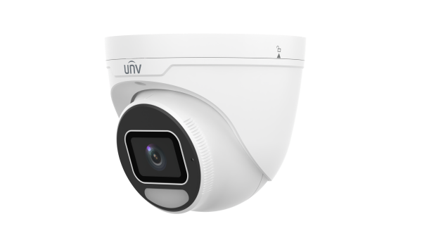 Uniview IPC3638SE-ADF40K-WP-I1  8MP White Light Wise-ISP Turret, 4.0mm, 1/1.2@F1.0