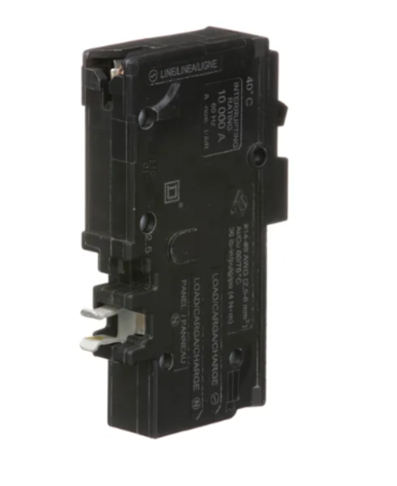 HOM115PCAFIC | Square D Homeline 15A 1-Pole Plug-On Neutral CAFCI Circuit Breaker