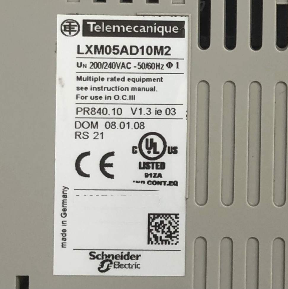 LXM05AD10M2 | Schneider Electric LXM05A Single-Phase Servo Drive 0.75 kW