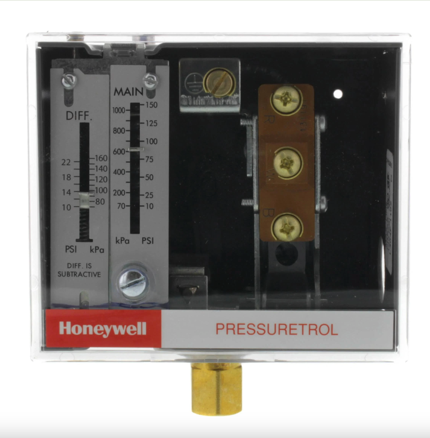 L404F1102 | Honeywell Pressuretrol Pressure Control, 10–150 PSI, 120/240 VAC