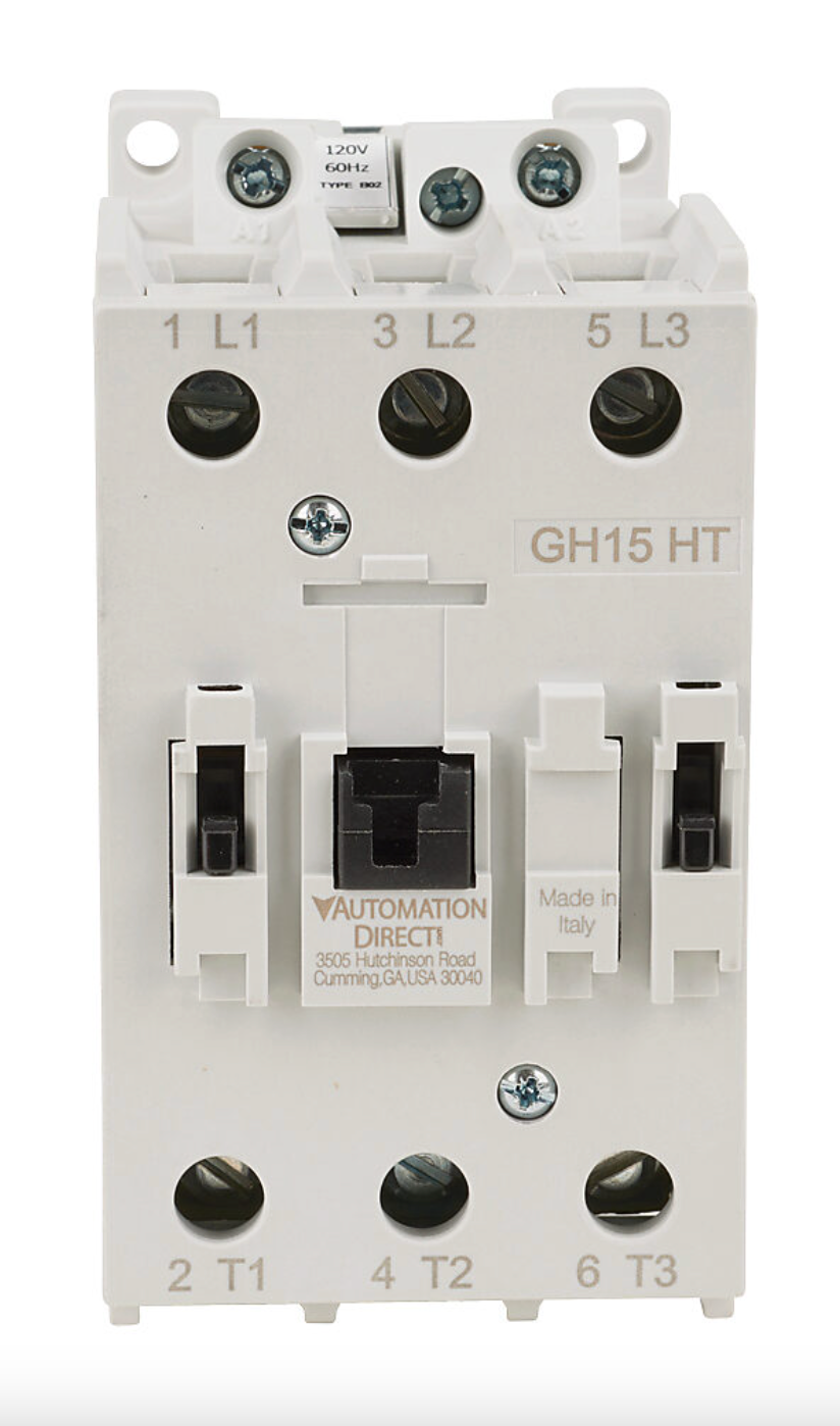 GH15HT-3-00A | Automation Direct GH15 50A 3-Pole IEC Magnetic Contactor