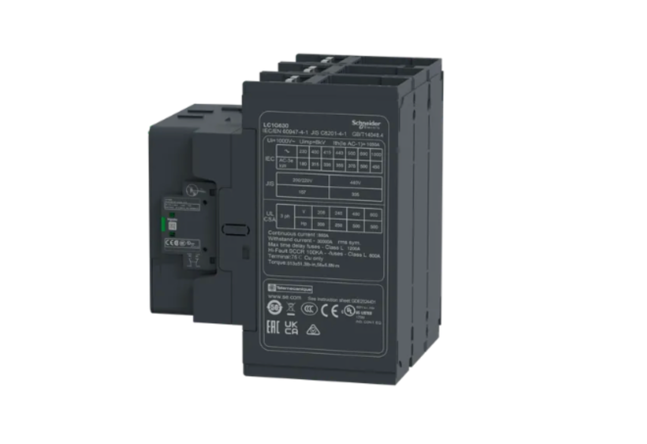 Schneider Electric LC1G800KUEN TeSys Giga 3P 800A High Power Contactor 100-250V AC/DC Coil