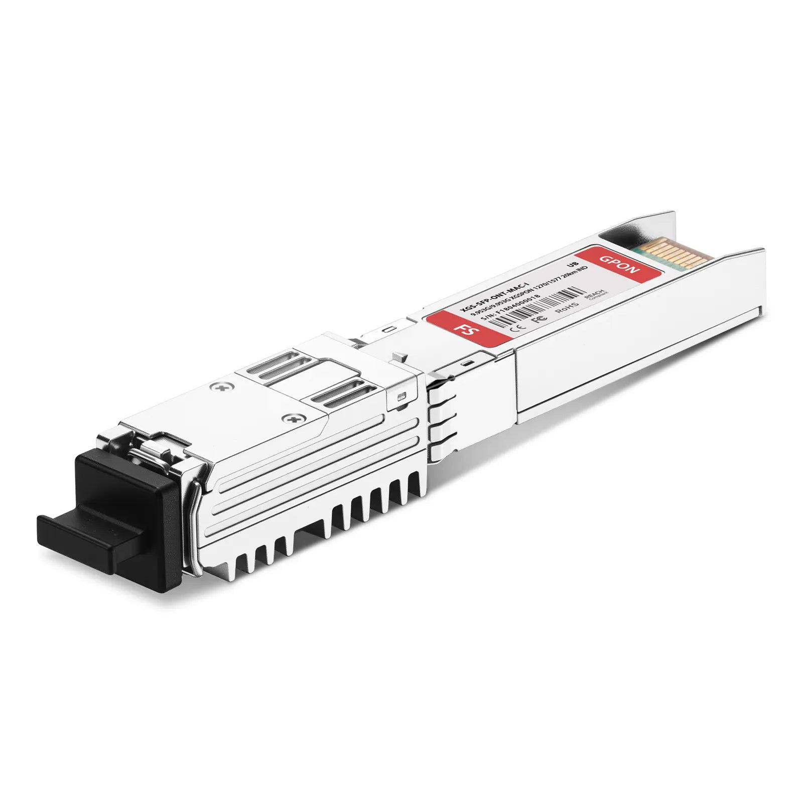 Ubiquiti Compatible XGSPON ONU SFP+ 1270nm-TX/1577nm-RX 9.953G-TX/9.953G-RX Class N1 20km Simplex SC/APC SMF Transceiver Module (Industrial)