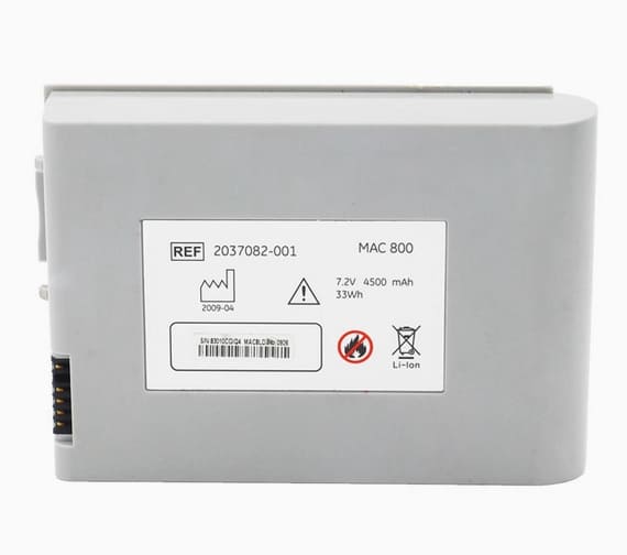 REF 2037082-001 Battery for GE Medical MAC 800 Resting ECG System MAC800
