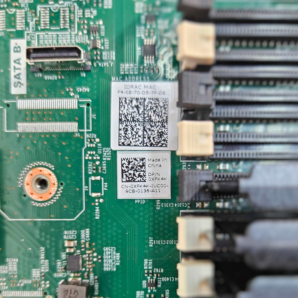 Dell EMC PowerEdge R640 DDR4 DIMM Motherboard (XFK4K)