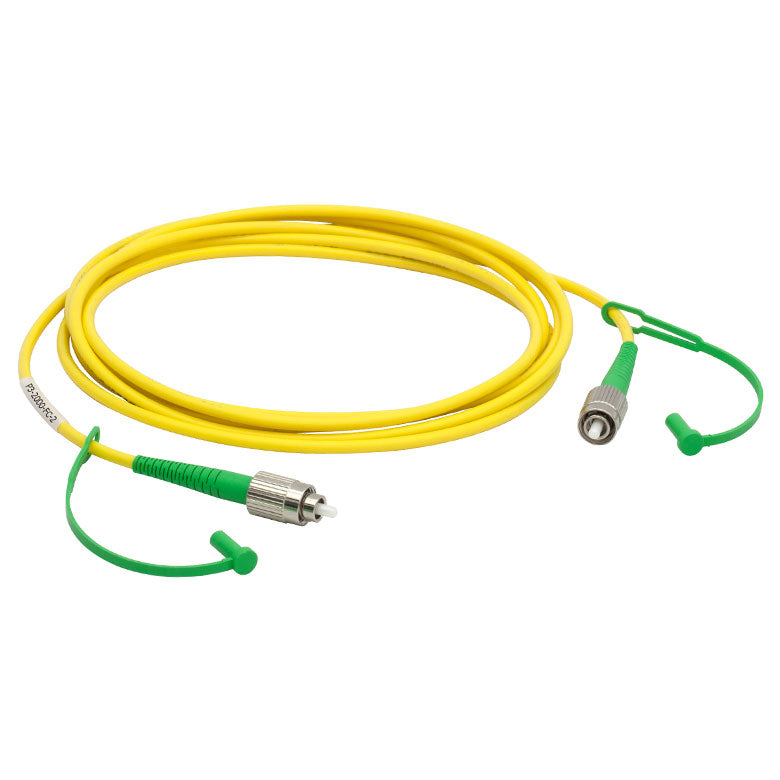 TH-P3-630A-FC-1 - Single Mode Patch Cable, 633 - 780 nm, FC/APC, Ø3 mm Jacket, 1 m Long